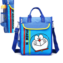 Primary school students boys tutoring bag tote bag book bag Junior high school students tutoring bag Childrens waterproof Korean version of the hand-carried learning bag