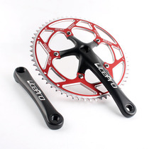 52T56T60T large tooth plate road car dead speed car integrated hollow tooth plate left and right crank set can also be split