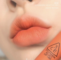 Korea 3ce velvet matte lip glaze matte speakup red pear color slow motion think again