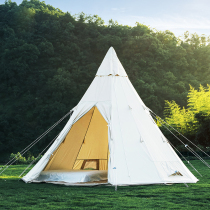 Pastoral outdoor camping tent double picnic Portable folding sunscreen rainstorm thickened Indian field camping