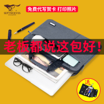 Seven Wolverine Briefcase Mens Canvas Mens Handbag Business Brief Casual Computer Bag Office Package Documents Package