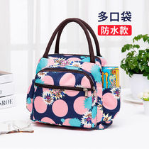 Hand bag womens cloth bag thickened large capacity lunch bag rice box bag waterproof middle-aged bag small cloth bag mommy bag