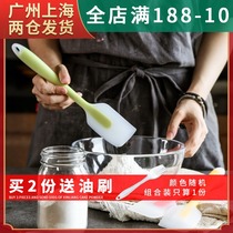 One-piece silicone scraper baking shovel cake moon cake baking tool spatula rubber spatula knife cream knife shovel