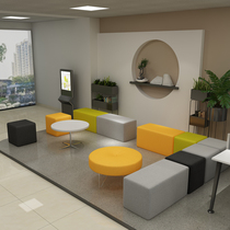 Office Creativity Sofa Brief Modern Education Training Lounge Guest Reception Area Small Sofa Tea Table Combinations