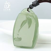 Tiangzi jade carving Hetian jade pendant mens Jade Jade Enlightenment female Jade brand jade pendant jade pendant jade pendant