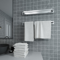 segmoo stainless steel toilet towel bar bathroom non-hole hanging towel rack household multifunctional pot lid storage