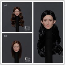 StarKingToys SK003 1 6 Asian beauty head carving third bomb A total of 3 hairstyles received orders