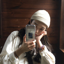 Japan Rosex Tangk short sheep wool hat female winter spinner hat hip hop street dance hat parent-child knitted hat female