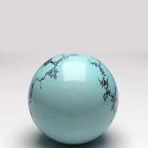 Hubei raw ore turquoise net flower single bead loose bead Natural high porcelain King kong incense hand string accessories spacer beads with beads