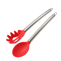 Home Western Dining shop with silicone Scoop Spoon spoon Spoon Spoon Without Stick Pan With Special Pasta Powder Harrowing Face Spoon