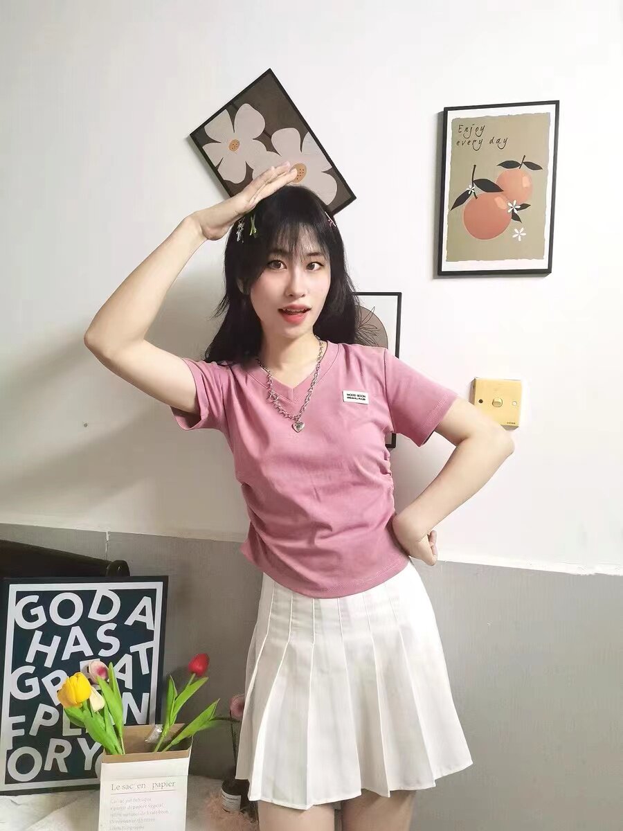 俏卡萱灰色高腰百褶裙A字短裙显瘦遮肉高个子专属显高版型 JK风百搭减龄