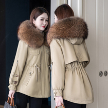 Winter Haining Fur Pie Overcomes the 2022 new explosive rabbit fur to remove fur one coat woman