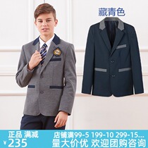 Eaton Gide Spring and Autumn British Academy Wind Roman Cloth Boys Suit Coat 18Z101 18Z102