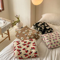 Little Daisy Lamb Fleece Blanket Exported to Korea Retro Strawberry Wool Blanket Single Nap Blanket Sofa Cover Blanket
