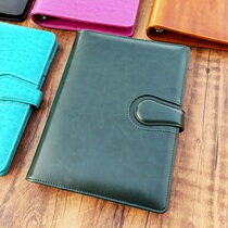 (Dark Green) 20 holes A5 high-grade handmade notebook detachable notepad stationery business custom logo efficiency manual business log student wrong question this warehouse bookkeeping book