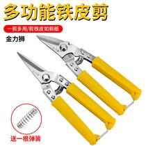 Golden Lion Iron Scissors Iron Skin Scissors Special Scissors Integrated Cutter Dragon Bone Scissors Industrial Scissors