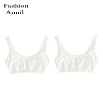 (Store hair)Annai childrens development vest bra thin one-stage double-layer padded two-piece suit