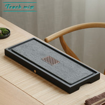 Touch Miss Wujinshi tea tray natural whole tea table simple home office tray water storage dry bubble tray