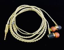 Fengstar S4000 in-ear fever headset analysis vocal Three-frequency equalization 10MM unit wooden shell earplugs