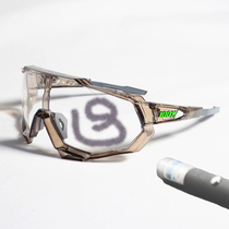 Tour de France 100 percent 100% SD bicycle myopia anti-fog all-weather color change film running dustproof riding glasses