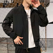 Spring Autumn Season Thin mens jacket repairs Han version Trend Casual Handsome air tooling jacket Male baseball clothes jacket cs