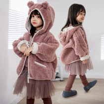 Girls Down Jacket 2021 New style childrens small children autumn winter coat down vest 2 sets