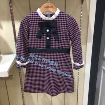 EK Clothing for Children in Fall 20 Years New Girls Small Fragment Long Sleeve Dress OWA4923A