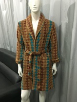 Clean and elegant mens bathrobe 100% pure cotton one and so on wholesale.