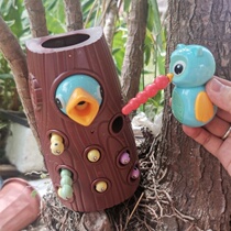 Tumbler Cat Owl Eating Bugs Suit 1-2-year-old Puzzle Shake with the same paragraph Catching Bug children Toys and Children Toys and Children