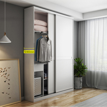Modern Sliding Door Wardrobe New Adult Small Outdoor slim wardrobe 40cm Push Ramen thin bedroom Home