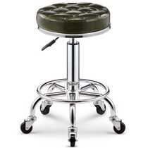 Special small round stool with wheels Home lift rotating bar chair Barber Nail makeup shop low stool