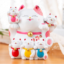 Lucky cat piggy bank decoration cute creative piggy bank fashion birthday gift cartoon adult childrens coin bank