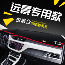 Suitable for Geely Vision X6 modified X3 decorative central control instrument panel X1 light-proof pad S1 sunscreen auto supplies accessories