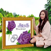 True Love Timeless Wedding lovers series 2021 new years Diy yourself handmade embroidered material bag cross-stitch