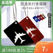 Travel Tags boarding pass luggage Suitcases List of Hanging Cards For travel abroad Custom Creative Luggage Cards