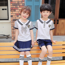 Kindergarten garden clothes summer clothes 2021 New British style childrens school uniforms primary school uniforms graduation clothes teacher customization