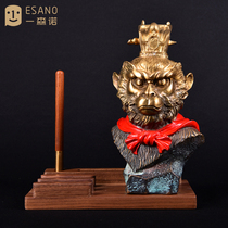 Qitian Great Sun Wukong ornaments boss office desktop pen holder pen holder business card holder teacher gift