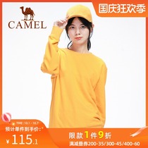 Camel women sports sweater thin pullover sweater jacket fashion loose Korean version of round neck long sleeve top