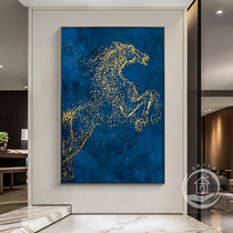 Horse to success porch decorative painting modern simple office living room study hanging painting corridor aisle abstract mural