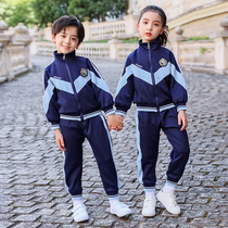 Childrens Clothing Kindergarten Garden Clothes Suit 2021 Spring Autumn Season New Inlun Wind Elementary School Children Sports Class Clothes Children School Uniform