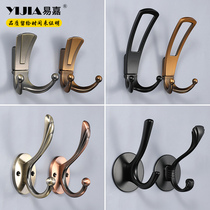 Yijia Wardrobe HangClothes hookWall hookWall hook porch block hook hook black creative personality hook