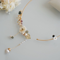 Classical maya collar Tang Fengming Hanfu Cheongsam accessories Original neck jewelry Ancient diy Tassel neck jewelry