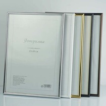 Gold nail photo frame business license frame high quality award frame gift plastic photo frame silver custom