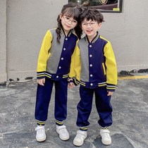 Childrens school uniforms spring and autumn suits Primary School students spring and summer clothing British style academic style custom summer kindergarten Garden uniforms