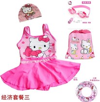 New childrens swimsuit hello Kitty Girls cartoon swimsuit