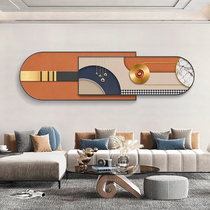 Modern simple high-end living room decoration painting hotel bedroom combination superimposed painting sofa background wall abstract hanging painting