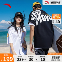 Ahtfoot T-shirt for men and women 2022 spring summer new sports short sleeves back printed round collar blouses 152228108