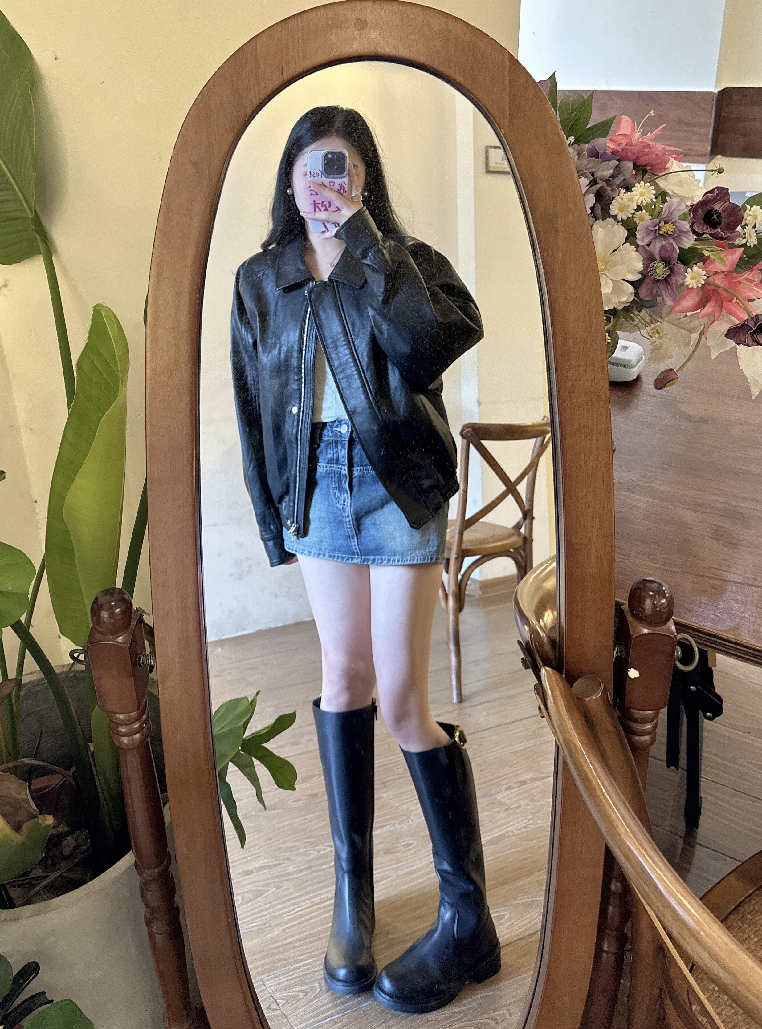 kisscat接吻猫[城市旅人]骑士靴，万茜方枪枪美洋同款真皮皮带扣复古英伦风