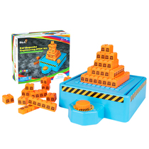 FritzS earthquake tester Early education toy Building blocks Science puzzle childrens physics steam teaching aids
