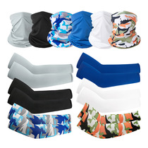 New Fashion Climbing Scarf headscarf sleeves set for outdoor 100 Changing Magic Riding Mask Sports Cuff